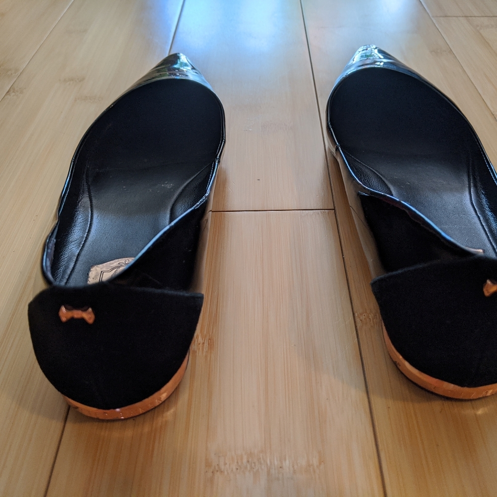 Ted Baker patent leather shoes flats - Picture 3 of 5